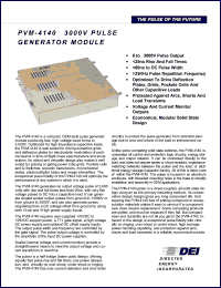 PVM-4140 datasheet: +/-3000V pulse generator module PVM-4140