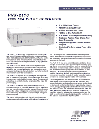 PVX-2110 datasheet: 200V 50A pulse generator PVX-2110