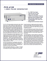 PVX-4150 datasheet: +/-1,500V  pulse generator PVX-4150