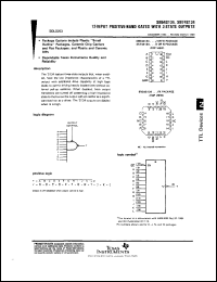 SNJ54S134W datasheet:  12-INPUT POSITIVE-NAND GATES WITH 3-STATE OUTPUTS SNJ54S134W