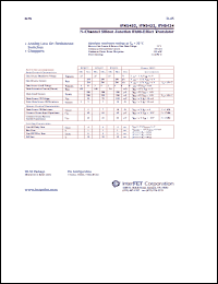 IFN5432 datasheet: N-Channel silicon junction field-effect transistor IFN5432