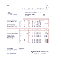 U310 datasheet: N-Channel silicon junction field-effect transistor U310