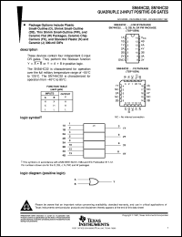 JM38510/65201B2A datasheet:  QUADRUPLE 2-INPUT POSITIVE-OR GATES JM38510/65201B2A