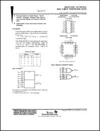 SN54HC4002J datasheet:  DUAL 4-INPUT POSITIVE-NOR GATES SN54HC4002J