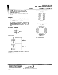 SN54S260J datasheet:  DUAL 5-INPUT POSITIVE-NOR GATES SN54S260J