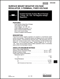 OM7643SM datasheet: 1.5A negative voltage regulator OM7643SM