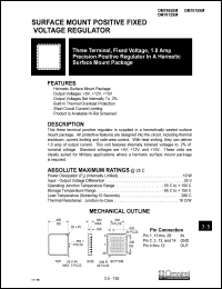 OM7805SM datasheet: 1.0A three terminal, fixed voltage, precision positive regulator OM7805SM