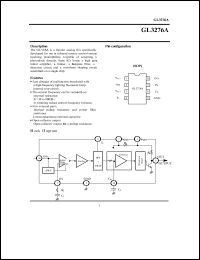 GL3276A datasheet: 30-80 KHz, 6 V, Bipolar analog IC GL3276A