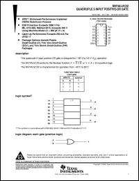 SN74ALVC32DGVR datasheet:  QUADRUPLE 2-INPUT POSITIVE-OR GATE SN74ALVC32DGVR