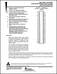 74ACT16841DGGR datasheet:  20-BIT BUS-INTERFACE D-TYPE LATCHES WITH 3-STATE OUTPUTS 74ACT16841DGGR