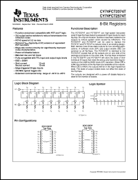CY74FCT2374ATQCT datasheet:  OCTAL TRANSPARENT D-TYPE LATCHES WITH 3-STATE OUTPUTS AND SERIES DAMPING RESISTORS CY74FCT2374ATQCT
