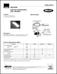 EKIN2-390X-2 datasheet: 380-400 MHz,I/Q modulator EKIN2-390X-2