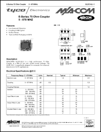 ELDC-8LI-1 datasheet: 5-870 MHz, 75 Ohm coupler ELDC-8LI-1