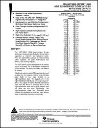 SN74ABT16843DGGR datasheet:  18-BIT BUS-INTERFACE D-TYPE LATCHES WITH 3-STATE OUTPUTS SN74ABT16843DGGR