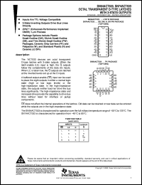 SN74ACT533PWLE datasheet:  OCTAL TRANSPARENT D-TYPE LATCHES WITH 3-STATE OUTPUTS SN74ACT533PWLE