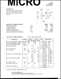 2N5831 datasheet: 625mW NPN silicon transistor 2N5831