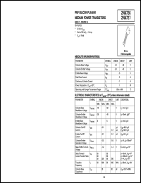 2N6727 datasheet: 50 V, PNP silicon planar medium power transistor 2N6727