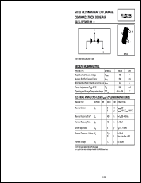 FLLD258 datasheet: Silicon planar low leakage common cathode diode pair FLLD258