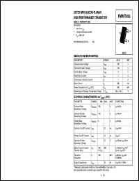 FMMT455 datasheet: NPN silicon planar high perfromance transistor FMMT455