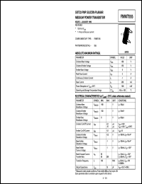 FMMT555 datasheet: PNP silicon planar medium power transistor FMMT555