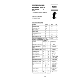 FMMT591 datasheet: PNP silicon planar medium power transistor FMMT591