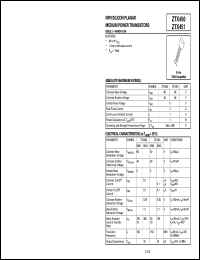 ZTX451 datasheet: NPN silicon planar medium power transistor ZTX451