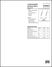 ZVN4424A datasheet: N-channel enhancement mode vertical DMOS FET ZVN4424A