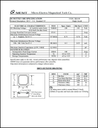 SB3100 datasheet: 100 V, Schottky die SB3100