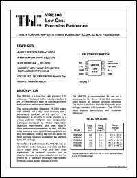 VRE306JD datasheet: Low cost precision reference VRE306JD