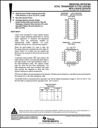 SN74HC563DW datasheet:  OCTAL TRANSPARENT D-TYPE LATCHES WITH 3-STATE OUTPUTS SN74HC563DW