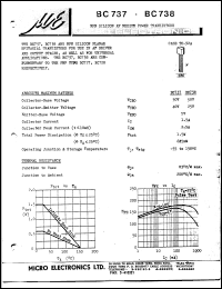 BC737 datasheet: 625mW NPN silicon AF medium power transistor BC737