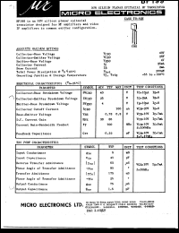 BF199 datasheet: 40V NPN silicon planar epitaxial transistor BF199