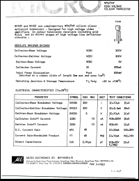 BF420 datasheet: 830mW PNP high voltage silicon transistor BF420