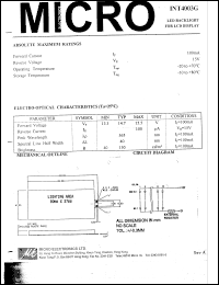 INT4003G datasheet: 15V led backlight for LCD display INT4003G