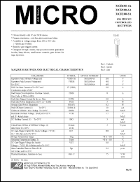 MCR100-8A datasheet: 0.8A silicon controlled rectifier MCR100-8A