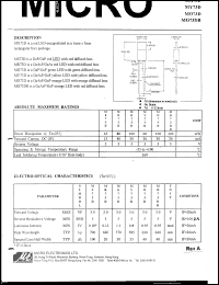 MS73D datasheet: Flangeless rectangular bar led lamp MS73D