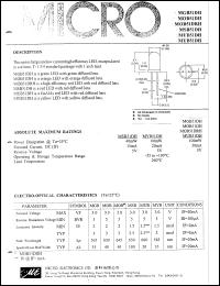 MYB51DH datasheet: 60mW, 5V - 5mm ultra high brightness green led lamp MYB51DH