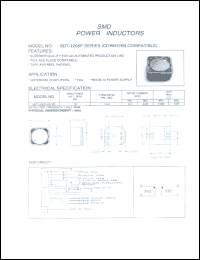 SDT-1205P datasheet: SMD power inductor SDT-1205P