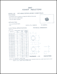 SPC-06502-8R2 datasheet: SMD power inductor SPC-06502-8R2