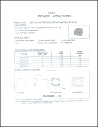 SPC-06704-100 datasheet: SMD power inductor SPC-06704-100