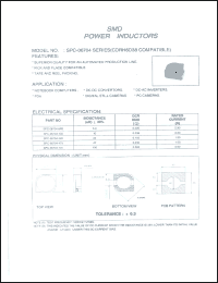 SPC-06704-220 datasheet: SMD power inductor SPC-06704-220