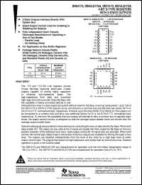 SNJ54173J datasheet:  4-BIT D-TYPE REGISTERS WITH 3-STATE OUTPUTS SNJ54173J