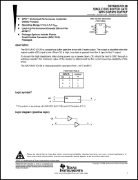 SN74AHC1G126DCKR datasheet:  SINGLE BUS BUFFER GATE WITH 3-STATE OUTPUTS SN74AHC1G126DCKR