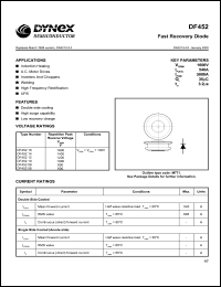 DF45216 datasheet: 1600V fast recovery diode DF45216