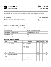 GDU90-20422 datasheet: 30A gate drive unit GDU90-20422