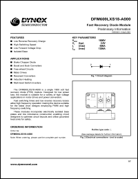 DFM600LXS18-A000 datasheet: 1800V dual thyristor water cooled welding module DFM600LXS18-A000