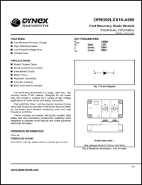 DFM300LXS18-A000 datasheet: 1800V fast recovery diode module DFM300LXS18-A000