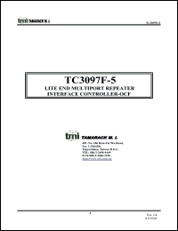 TC3097F-5 datasheet: Lite end multiport repeater interface controller-OCF TC3097F-5