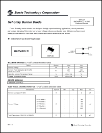 BAT54RCLT1 datasheet: 30 V,  schottky barrier diode BAT54RCLT1