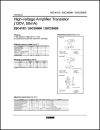 2SC4102 datasheet: 120V,50mA high-voltage amplifier transistor 2SC4102